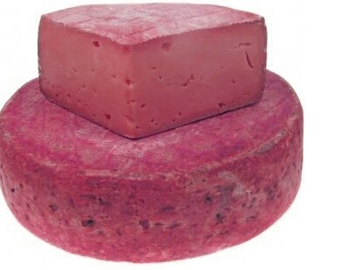 pink cheese